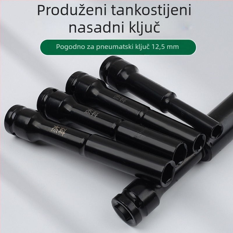 Jayco električni ključ, tankoslojni soket, produžni glavč, 1/2-inčni pogon, 6/7/8 mm