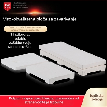 Kvarcna četverokutna cigla sa šest nogu, otporna na visoke temperature, za ploču za zavarivanje, obradu nakita i alate za pozlaćivanje