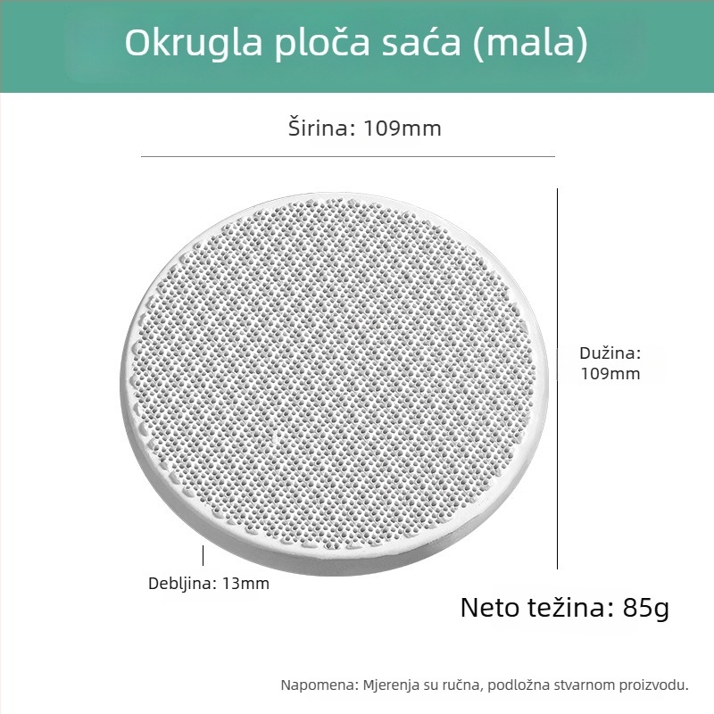 Kvarcna četverokutna cigla sa šest nogu, otporna na visoke temperature, za ploču za zavarivanje, obradu nakita i alate za pozlaćivanje