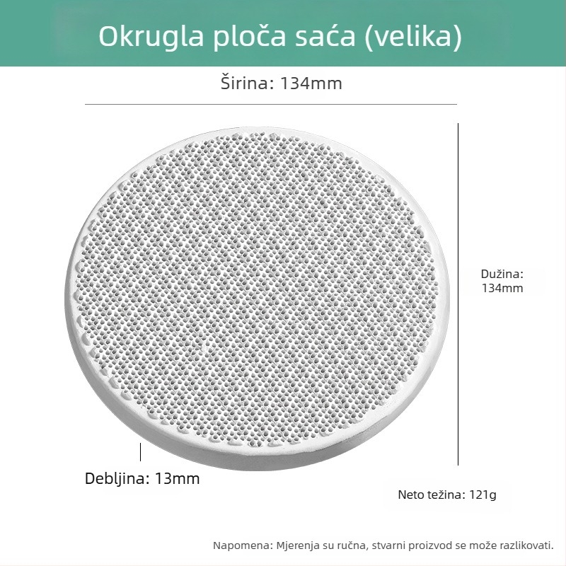 Kvarcna četverokutna cigla sa šest nogu, otporna na visoke temperature, za ploču za zavarivanje, obradu nakita i alate za pozlaćivanje