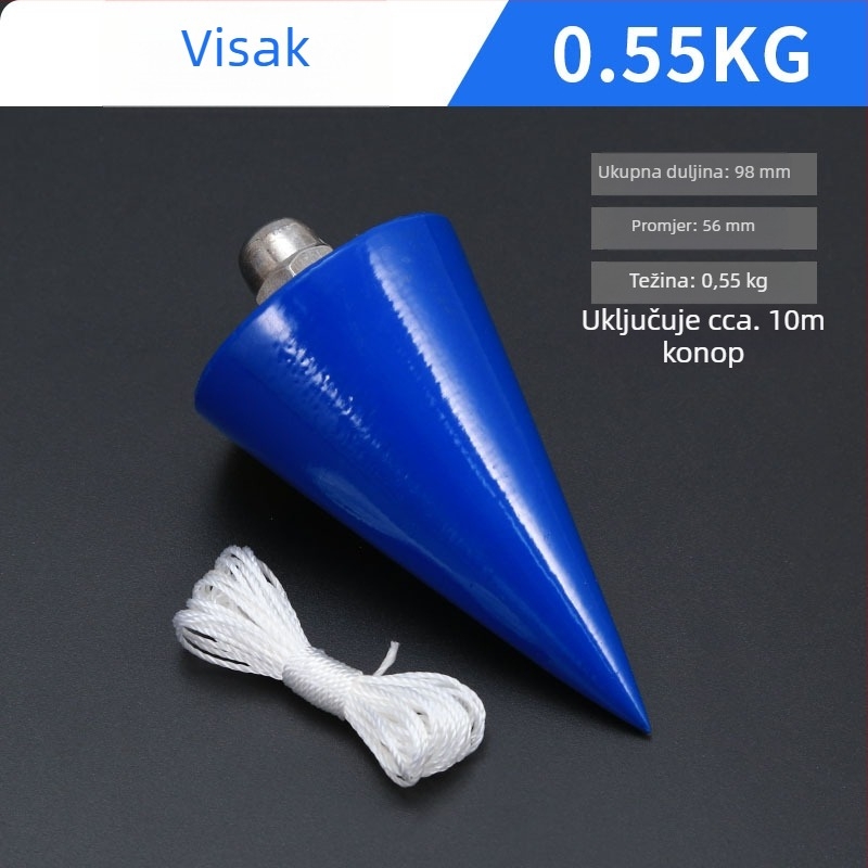 Set težina za olovnicu za drvnu industriju — konusne težine 2 kg i 10 kg