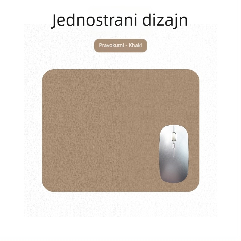 Ekstra velika podložnica za miš za računalo, vodootporna PVC kožna stolna podloga, dvostruka protuklizna površina s logotipom