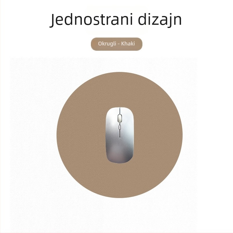Ekstra velika podložnica za miš za računalo, vodootporna PVC kožna stolna podloga, dvostruka protuklizna površina s logotipom