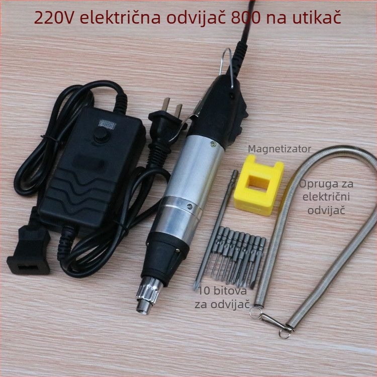 Električni odvijač set 800801802 za popravak mobitela i prijenosnog računala