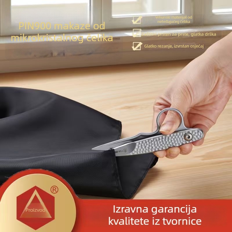 Pin nožice od mikrokrystalnog čelika za konac, s U‑oblikom vrha, oštre male kućne škare, profesionalne škare za konac i ribolovnu najlonsku liniju