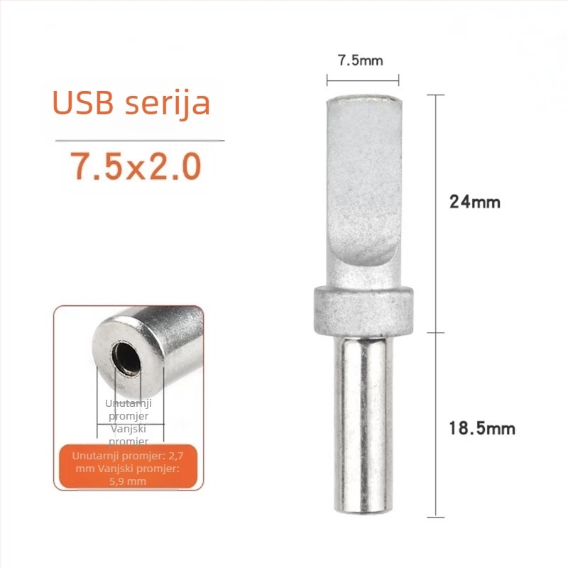 205H vrh za lemilo visoke frekvencije, 500-USB automatska lemilica, serija 500, 150W lemilica glava
