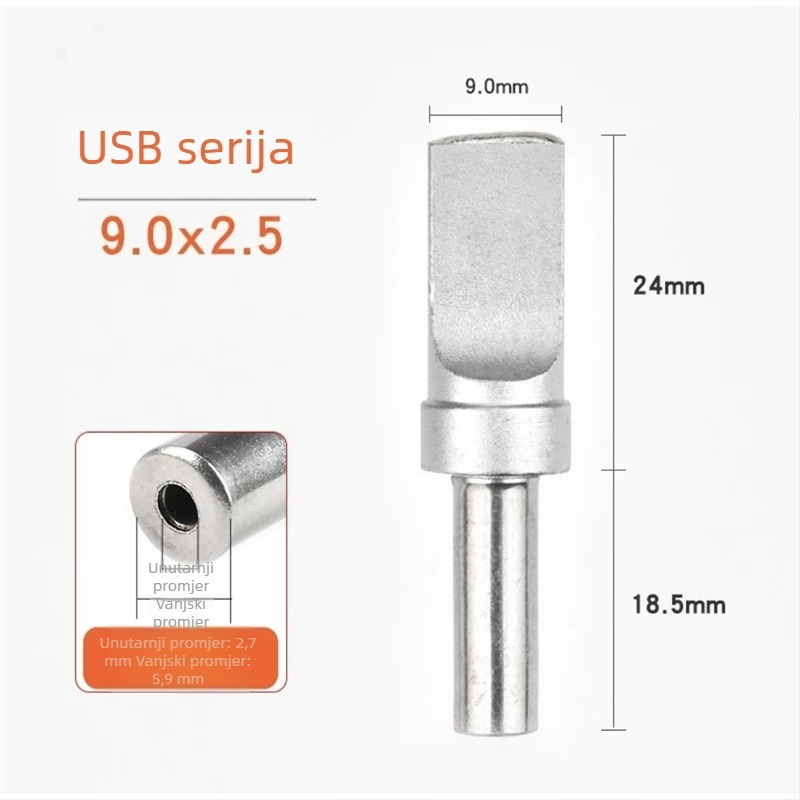 205H vrh za lemilo visoke frekvencije, 500-USB automatska lemilica, serija 500, 150W lemilica glava