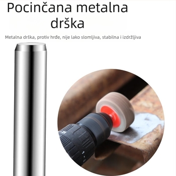 Kraftwell glava za brušenje oštrica s držačem, uklanjanje hrđe brusnim prstenom, brusni kotač i list brusnog papira
