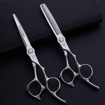 Kawamoto 6CR bearing visokokvalitetan set škara za salon s ravnim oštricama