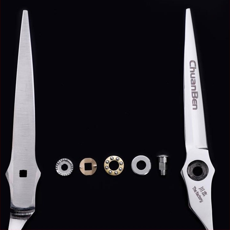 Kawamoto 6CR bearing visokokvalitetan set škara za salon s ravnim oštricama