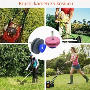 Dvostruko slojevita oštrila za kosilice, četveroslojni kamen za oštrenje diskova, otporan na habanje, industrijska glava za brušenje