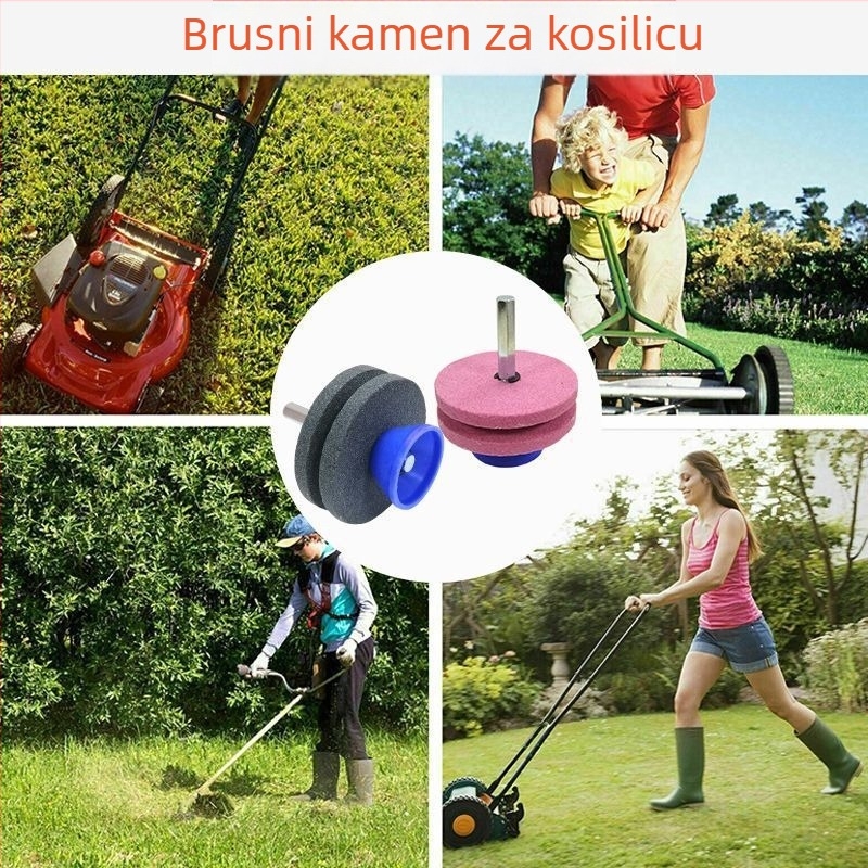 Dvostruko slojevita oštrila za kosilice, četveroslojni kamen za oštrenje diskova, otporan na habanje, industrijska glava za brušenje