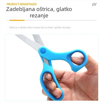 Kuhinjske škare od nehrđajućeg čelika, ručna izrada, minimalistički dizajn, za pripremu bebine hrane
