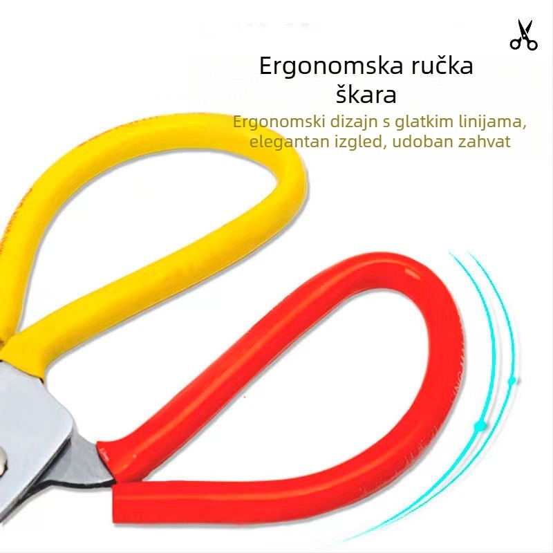 Ispravne kuhinjske i krojačke škare, visoka tvrdoća i oštrina, nehrđajući čelik, ručna izrada, za kućnu i industrijsku upotrebu