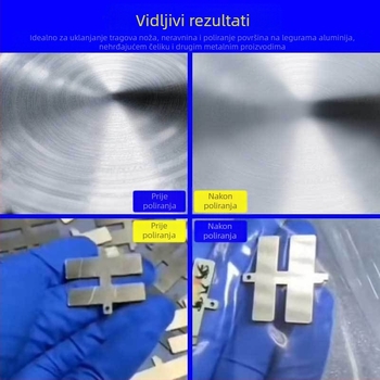 Poliuretanska glava za mokro brušenje, otporna na habanje glava za poliranje za uklanjanje ogrebotina na metalnim i nehrđajućim površinama