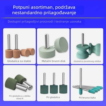 Poliuretanska glava za mokro brušenje, otporna na habanje glava za poliranje za uklanjanje ogrebotina na metalnim i nehrđajućim površinama