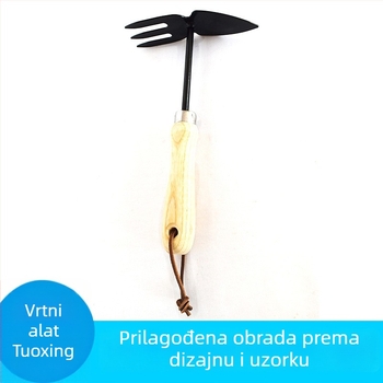 Set alata za vrt: grablje, mini lopata, lopata, vilica i alati za presađivanje u posude