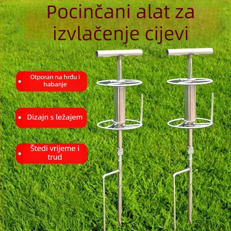 Alat za okretanje i vuču cijevi za poljoprivredu, vodovodne cijevi