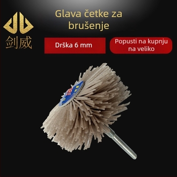Električna glava za cvjetnu gravuru, četka za poliranje za korijensko rezbarenje od ružinog drveta namještaj