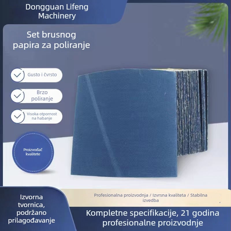 Spužvasti kotač za brušenje s cijevnim omotačem, emajl, nehrđajući čelik, poliranje metala, otporno na habanje, tvrdi abrazivni omotač