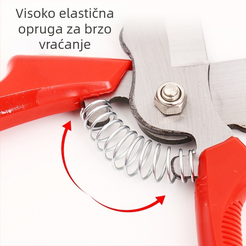 Vrtne škare za češnjak i luk, karbonska čelika, visoka tvrdoća