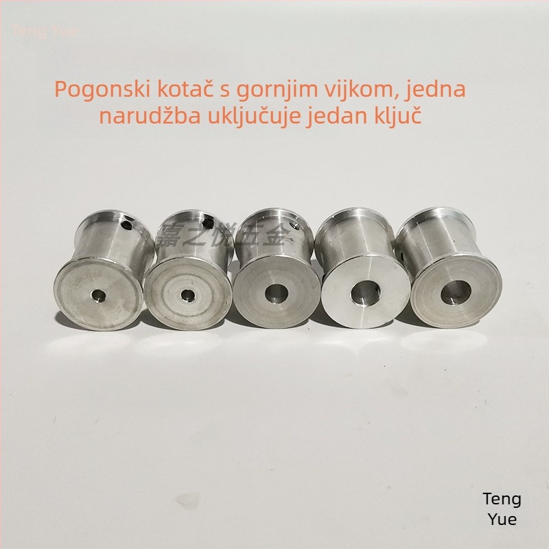 DIY Mini brusilica za pojas — pogonski kotač, mali polirni stroj, aluminijska legura, mini brusilica, širina 30 mm, pribor za pogonski kotač
