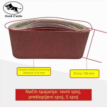 Taurus KX167-610x100 Brusni pojas s abrazivom, 915 mm, za metal i drvo