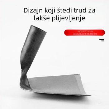 Motika za uklanjanje korova za vrt, kućni alat za uklanjanje korova, poljoprivredna motika za kopanje, višefunkcionalna jednokatna manganova čelika, široka glava