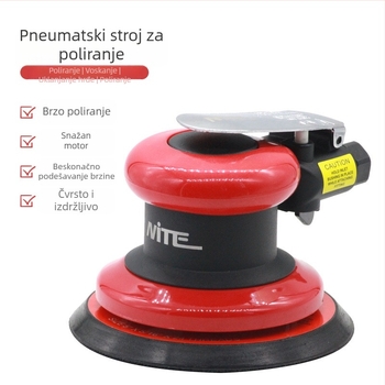 Mitt NT-301/503/588 pneumatska polirna mašina za namještaj, metal i auto industriju – disk 125 mm, 10 000 RPM