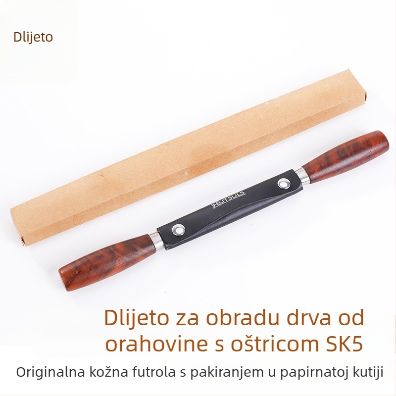 Planer od orahovog drveta - ručni alat za obradu drva, oblikovanje i završnu obradu