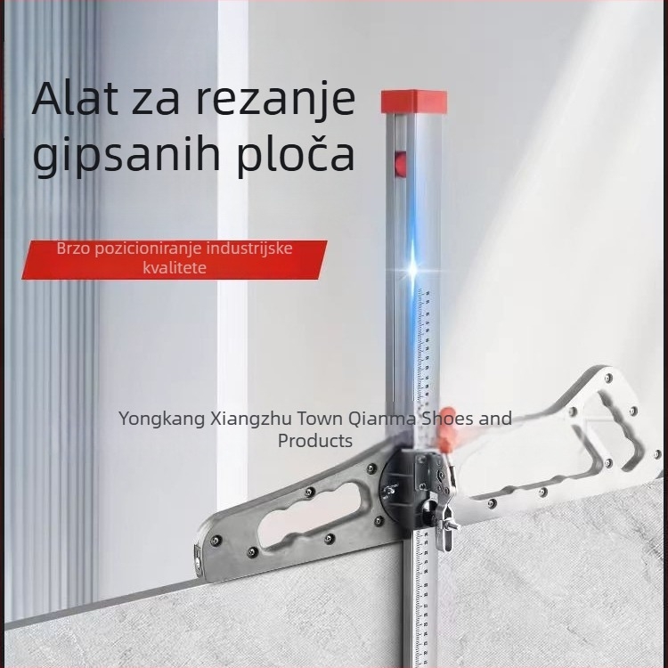 Rezač za suhozid s aluminijske legure s cijelim aluminijskim držačem – ručni alat za obradu drveta za rezanje i završnu obradu ploča
