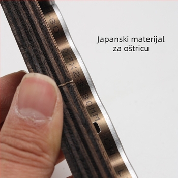 Mini kalup za rezanje mašne za kožne dodatke, s japanskim čelikom i drvenom podlogom
