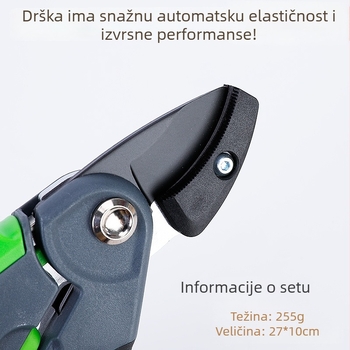 Snažne škare za debele grane, vrtne škare za rezanje voćnih stabala, SK5 čelik