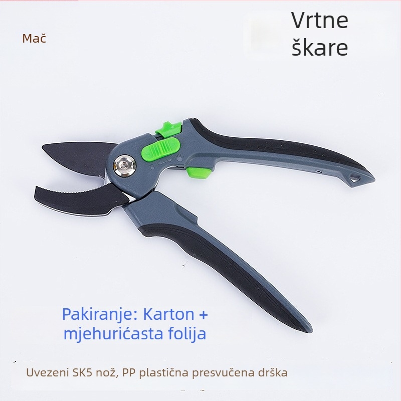 Snažne škare za debele grane, vrtne škare za rezanje voćnih stabala, SK5 čelik