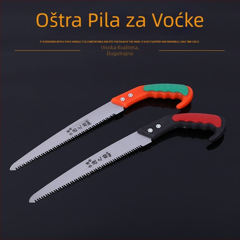 Dezhizhu Pila za voćke drveće, okvir od čelika 65#, za orezivanje voćnjaka i drvetarstvo – ručna kućna pila