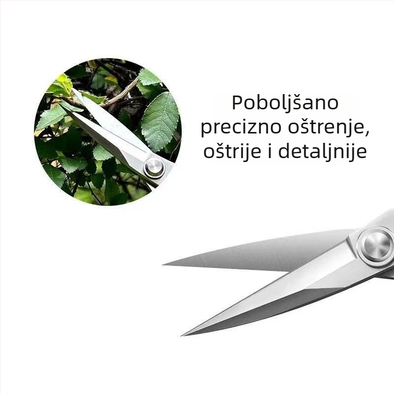 Nehrđajući čelik vrtne škare za podrezivanje, škare za pupove i nježne listove, škare za aranžiranje cvijeća i bonsai, bonsai alati, škare za podrezivanje