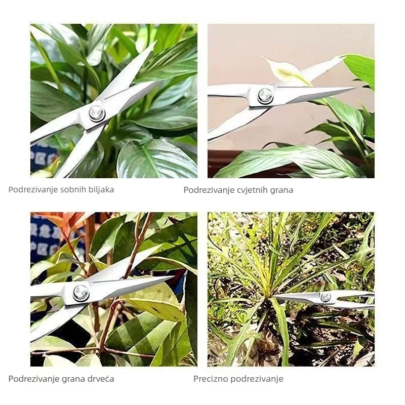 Nehrđajući čelik vrtne škare za podrezivanje, škare za pupove i nježne listove, škare za aranžiranje cvijeća i bonsai, bonsai alati, škare za podrezivanje