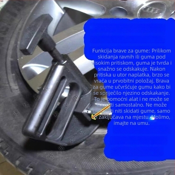 Set alata za ugradnju bead-a bezdušnih guma