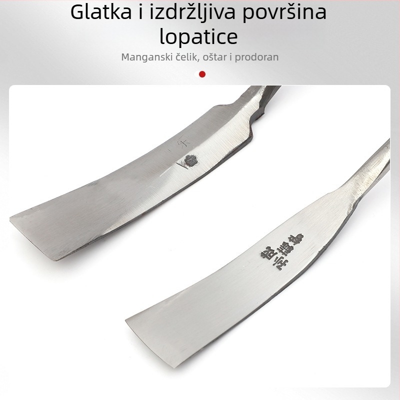 Lopata za kopanje češnjaka i uklanjanje korijena — vrtni alat za sadnju povrća i branje divljeg bilja