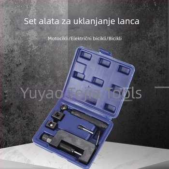 Alat za lanac motocikla: rastavljač lanaca i alat za ugradnju, za lance 520/525/530