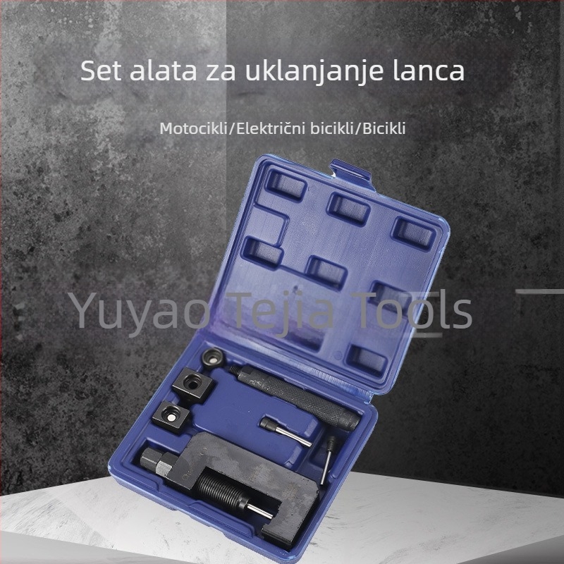 Alat za lanac motocikla: rastavljač lanaca i alat za ugradnju, za lance 520/525/530