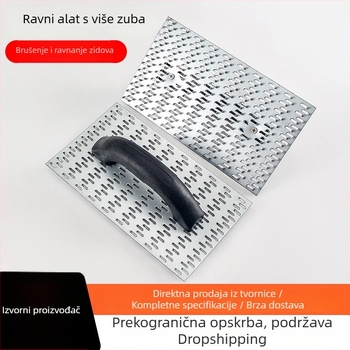 Ručni željezni planer s više zuba za završnu obradu drveta i zidnih površina