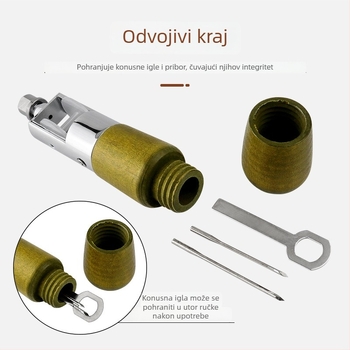PDV uključen: DIY alati za kožne zanate – alat za graviranje kože, šivaći alat za kožu, voskasta niti, kanvas igla