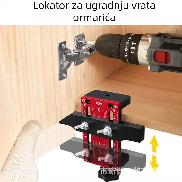 Alat za ugradnju vrata ormarića: za donje, gornje i garderobne ormariće; produžene vrata i vrata s ravnim dnom; ručni alat za ugradnju vrata.