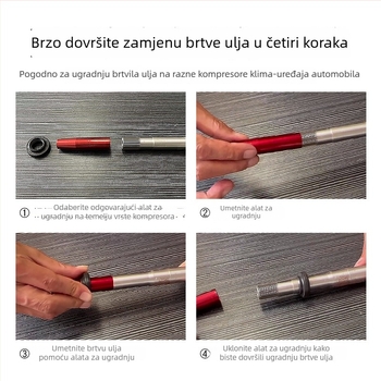 7-dijelni skup alata za brtvljenje ulja kompresora automobilske klimatizacije