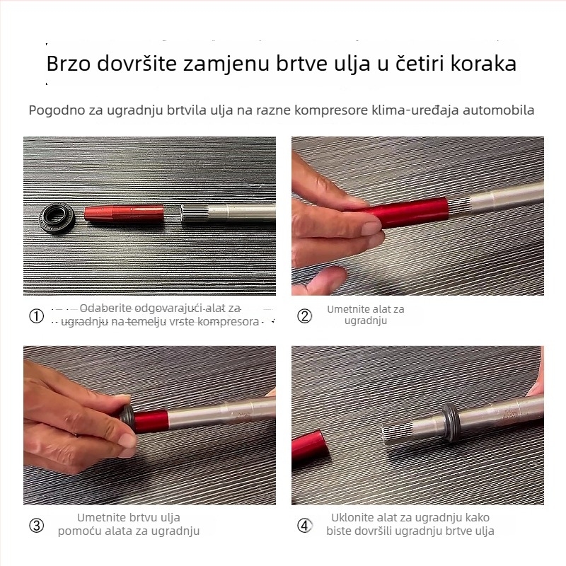 7-dijelni skup alata za brtvljenje ulja kompresora automobilske klimatizacije