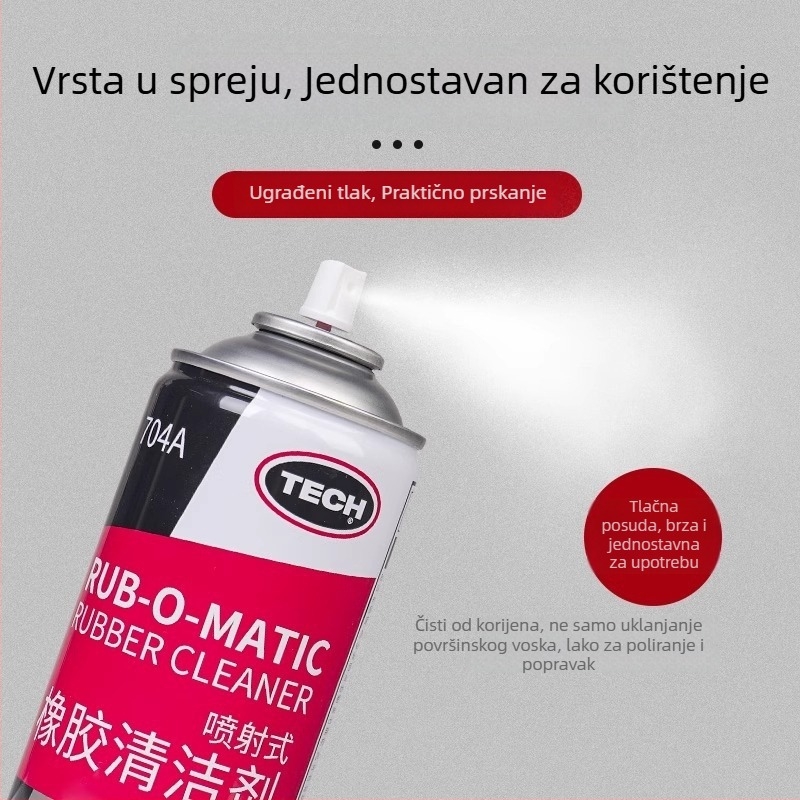Teck 704A set za popravak guma s tekućinom za čišćenje gume i raspršivačem, 311 g