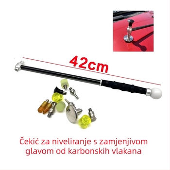 Čekić za popravak udubljenja na automobilu od karbonskih vlakana s zamjenjivom glavom
