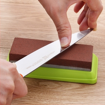 Kuhinjski dvostrani kamen za oštrenje, protuklizni, uljni kamen za brzo oštrenje, kuhinjski gadget