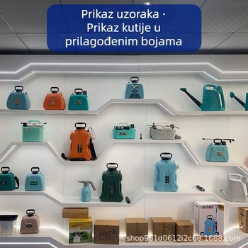 Bežični električni raspršivač za kućni vrt — visokotlačni pištolj za prskanje s litijskom baterijom, nošenje preko ramena